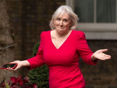 Nadine Dorries at Downing Street on 15 September 2021.