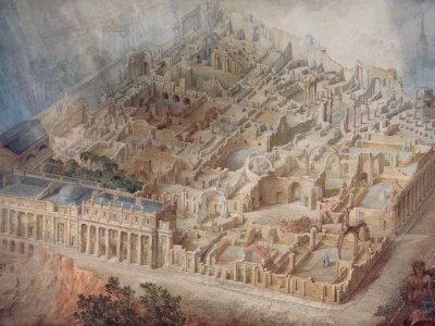 A Bird’s-eye view of the Bank of England (1830), Joseph Gandy. Sir John Soane’s Museum, London