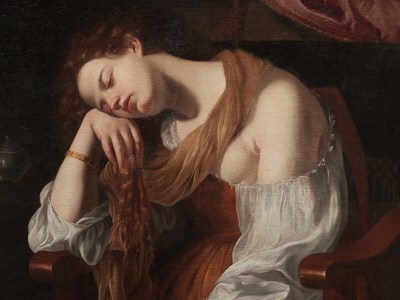 Penitent Mary Magdalene (c. 1625–26), Artemisia Gentileschi. Private collection