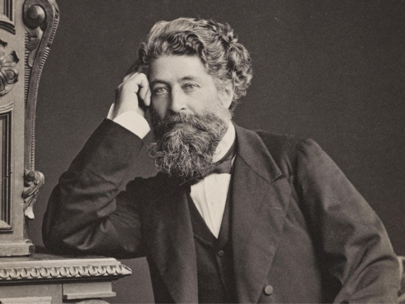 Henri Cernuschi photographed in 1876 by Count Stanislaw Julian Ostrorog (‘Walery’).