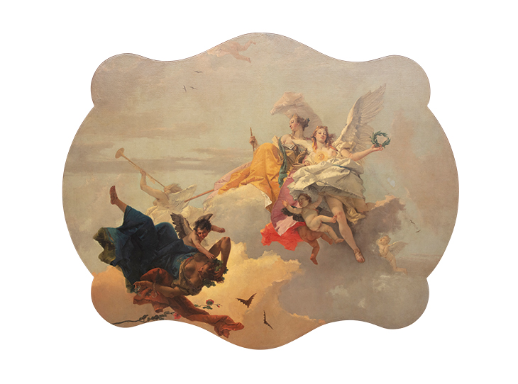 Allegory of Virtue and Nobility (c. 1747–48), Giovanni Battista Tiepolo (1696–1770). Norton Simon Museum, Pasadena.