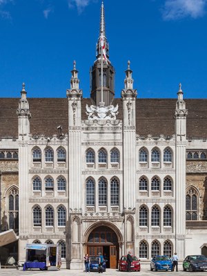 Guildhall in the City of London, photographed in 2014.