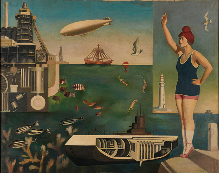 Umi (The Sea) (1929), Koga Harue.