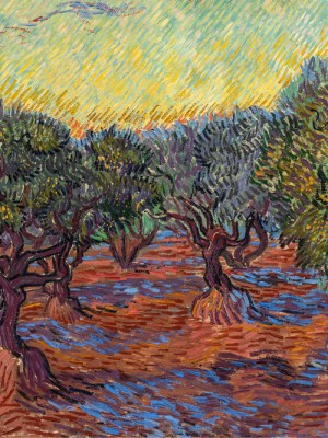 Olive Grove, Saint-Rémy (detail; 1889), Vincent van Gogh.