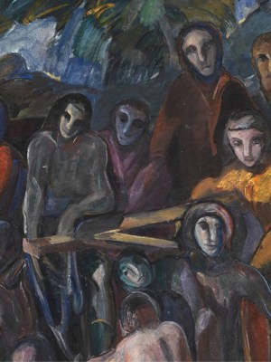 The Road to Calvary (detail; 1913–14), Jens Adolf Jerichau.