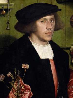 The merchant George Gisze (detail; 1532), Hans Holbein the Younger.
