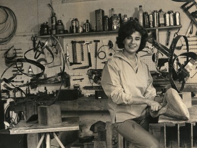The sculptor Beverly Pepper (1922–2020).