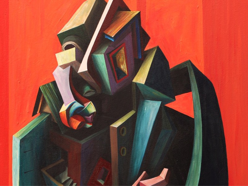 Oba Boss (detail; 2020), Patrick Akpojotor.