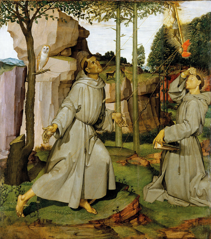 Saint Francis Receiving the Stigmata (1487), Bartolomeo della Gatta. Pinacoteca Comunale di Castiglion Fiorentino