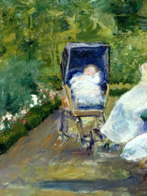 Children in a Garden (The Nurse) (detail; 1878), Mary Cassatt.