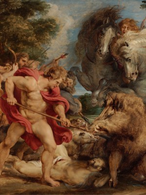 The Calydonian Boar Hunt (c. 1611–12), Peter Paul Rubens.