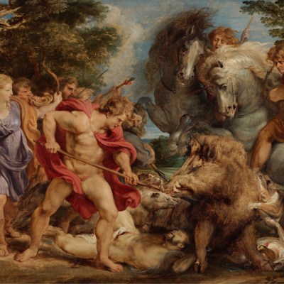 The Calydonian Boar Hunt (c. 1611–12), Peter Paul Rubens.