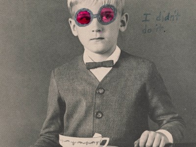 Untitled (detail; c. 1965), Ray Johnson.