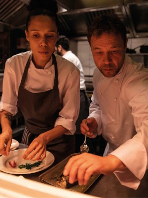 Vinette Robinson and Stephen Graham in Boiling Point (2021). Image courtesy Vertigo Releasing