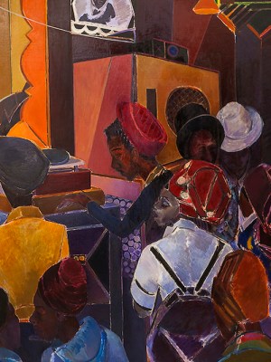 Jah Shaka (detail; 1983), Denzil Forrester.
