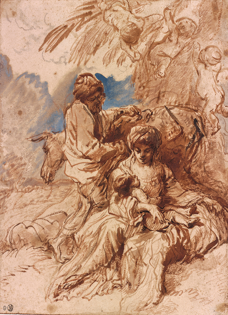 Rest on the Flight into Egypt (c. 1648), Giovanni Benedetto Castiglione.