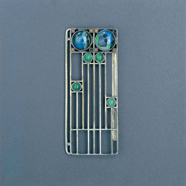 Belt buckle for the Wiener Werkstätte (1905), Josef Hoffmann.