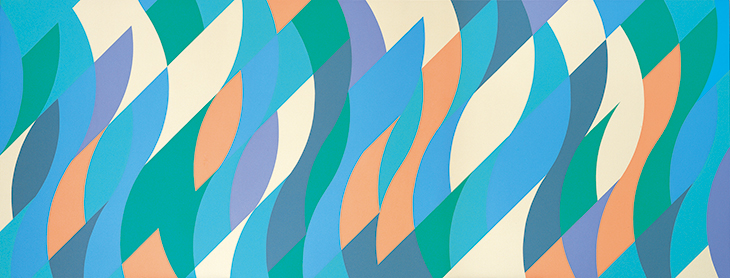 Red Movement (1937), Bridget Riley.