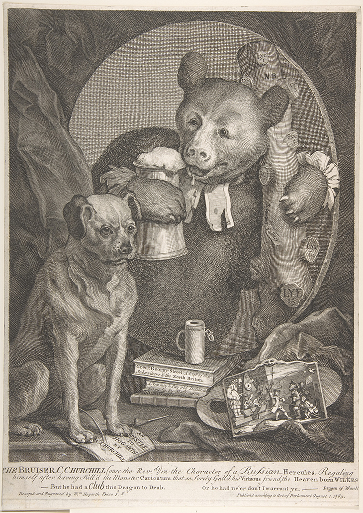 The Bruiser (1763), William Hogarth.