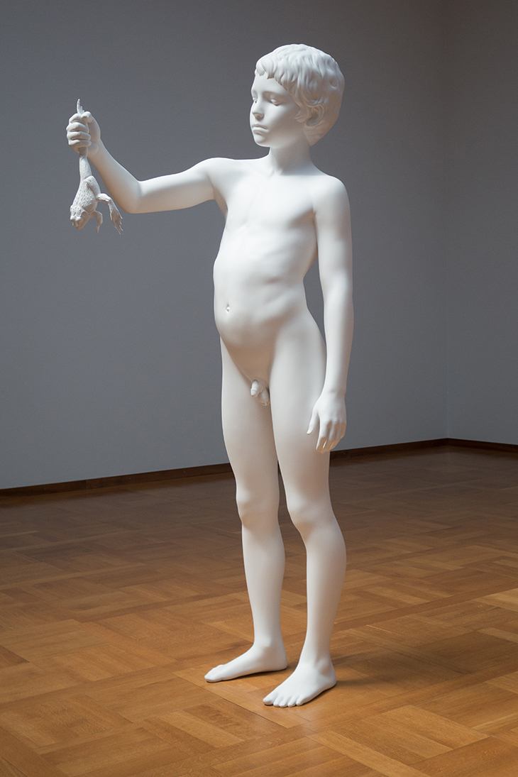Boy with Frog (2009), Charles Ray.