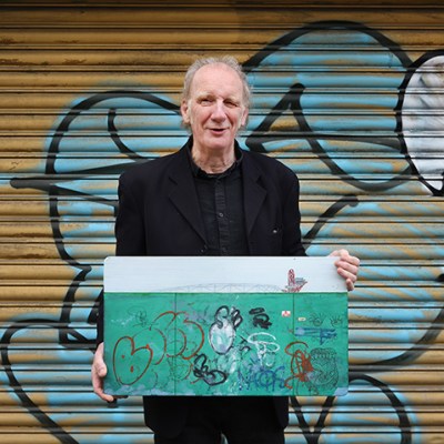 Jock McFadyen, photographed in 2021 by Anne Purkiss
