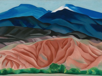 Black Mesa Landscape, New Mexico/Out Back of Marie’s II, (1930), Georgia O'Keeffe.