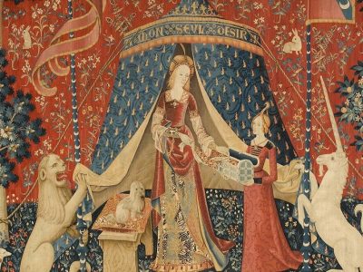The Lady and the Unicorn: À mon seul désir (c. 1500). Musée national du Moyen Âge, Paris