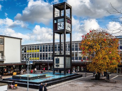 The new town centre in Stevenage, Hertfordshire, opened in 1959