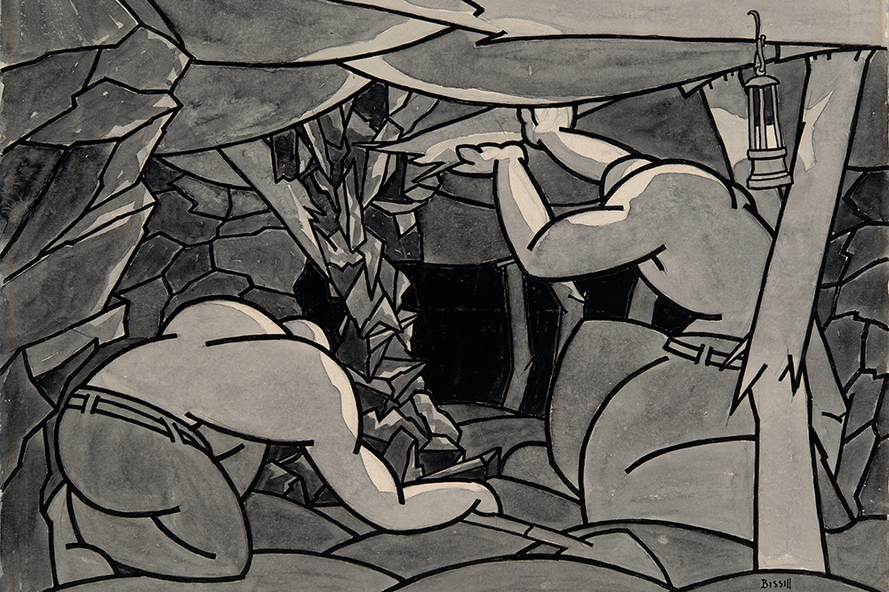 The hellish mining scenes of George Bissill