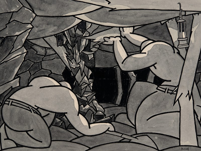 A Fall of Bind (detail; n.d.), George Bissill