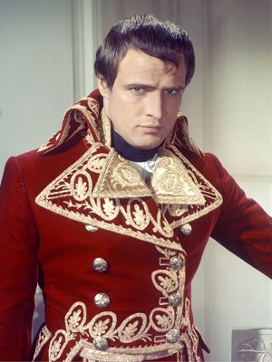 Marlon Brando as Napoleon Bonaparte.