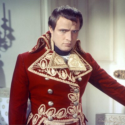 Marlon Brando as Napoleon Bonaparte.
