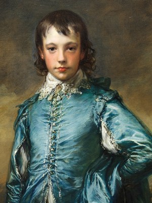 The Blue Boy (1770; detail), Thomas Gainsborough. Huntington Library, Art Museum and Botanical Gardens, San Marino.