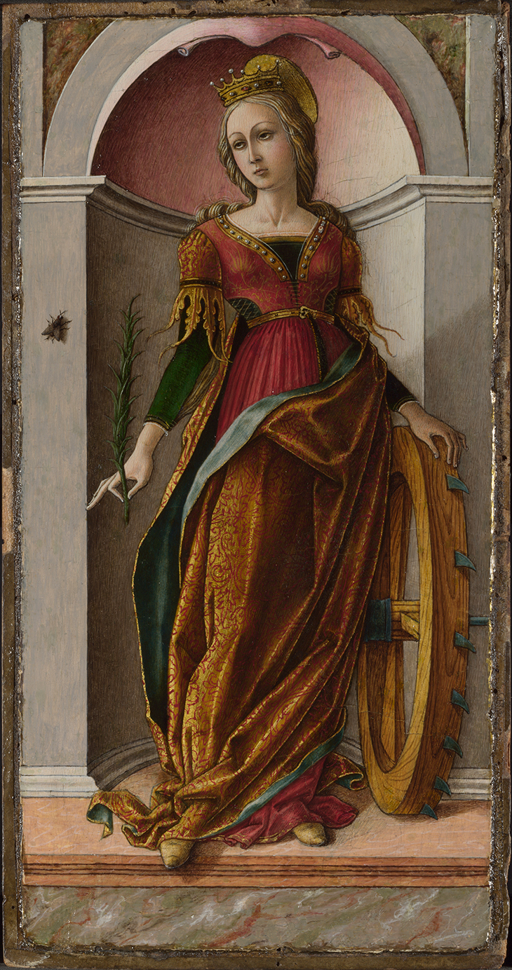 Saint Catherine of Alexandria (c. 1491–94), Carlo Crivelli.