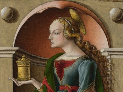 Saint Mary Magdalene, Carlo Crivelli (detail)