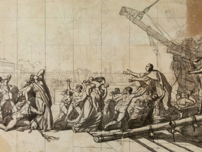 Allegory of the Revolution in Nantes (c. 1789-90), Jacques Louis David.