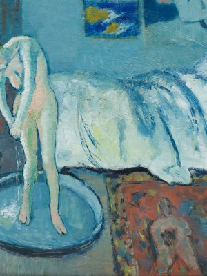The Blue Room (detail; 1901), Pablo Picasso.