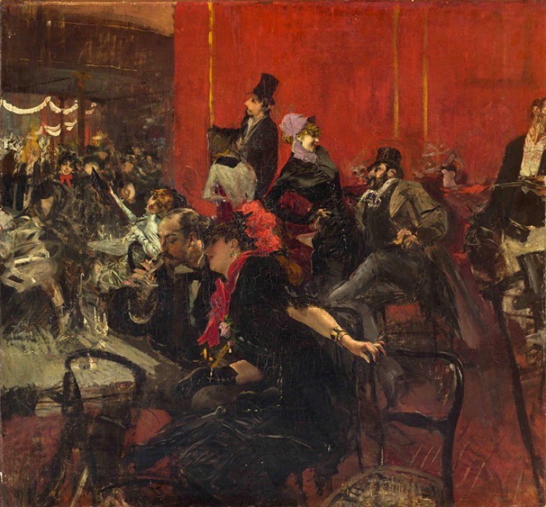 Boldini, Scène de fête au Moulin Rouge (c. 1889) Oil on Canvas. Courtesy Musée d’Orsay. Photo: © Musée d’Orsay, Dist. RMN-Grand Palais / Patrice Schmidt