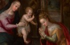 Mystic marriage of St Catherine (detail; c. 1575), Lavinia Fontana.
