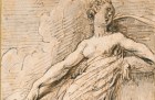 Reclining female figure (detail), Parmigianino.