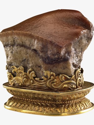 Meat-shaped stone, China, Qing dynasty. National Palace Museum, Taipei