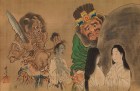 A Beauty in Front of King Enma's Mirror (1871–89), Kawanabe Kyosai.