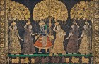 Pichhvai temple cloth depicting the Dana Lila festival, 19th century. Francesca Galloway (price on application)