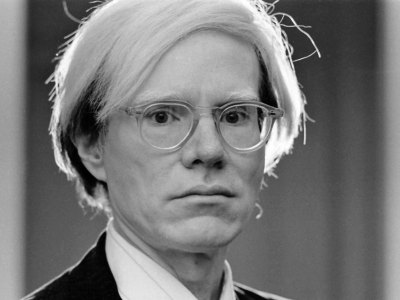 Andy Warhol photographed in 1973.