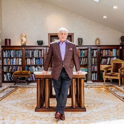 Philip Hewat-Jaboor at home in Jersey