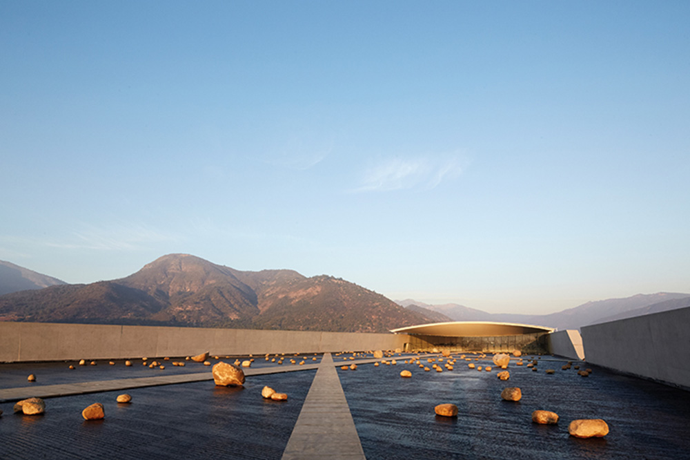 An elegant pairing of modern art and Chilean wine