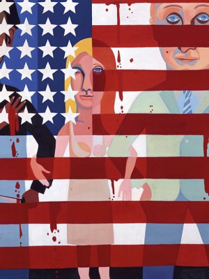American People Series #18: The Flag is Bleeding