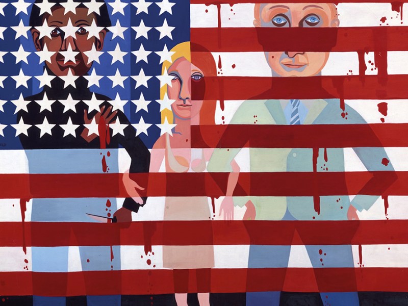 American People Series #18: The Flag is Bleeding