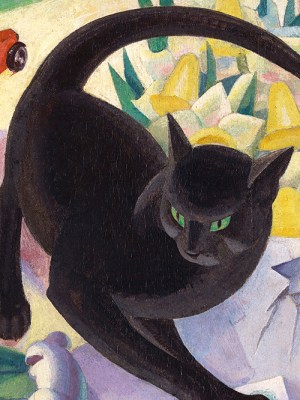 The Uncivilised Cat (1930), Agnes Miller Parker. Photo: John McKenzie and The Fine Art Society; courtesy the Fleming Collection