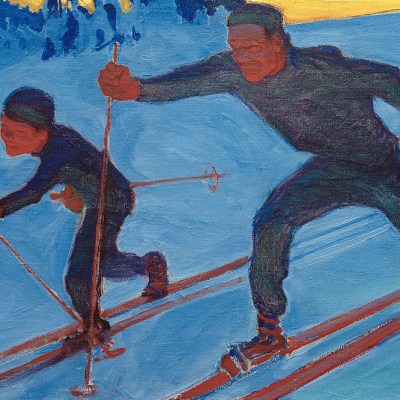 The Skiiers by Akseli Gallen-Kallela